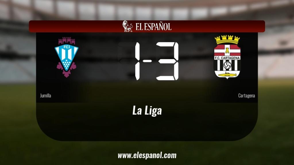 El Cartagena gana por 1-3 al Jumilla