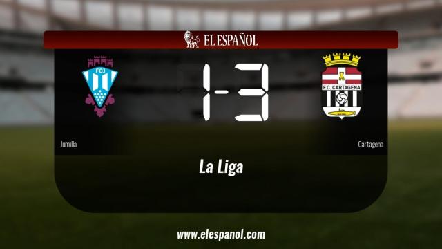 El Cartagena gana por 1-3 al Jumilla