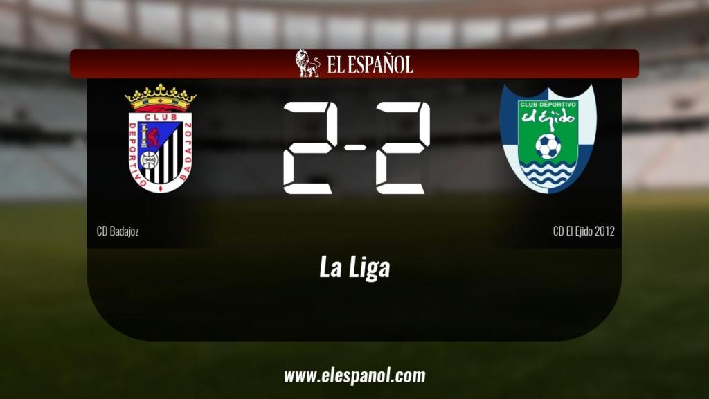Empate entre Badajoz y El Ejido 2012