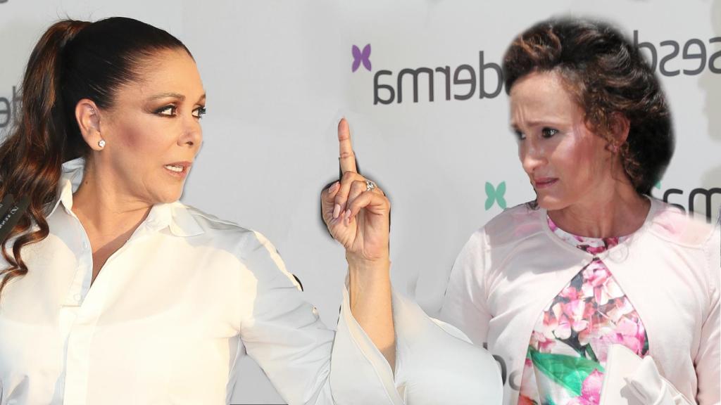 Isabel Pantoja y Dulce en un montaje de JALEOS.