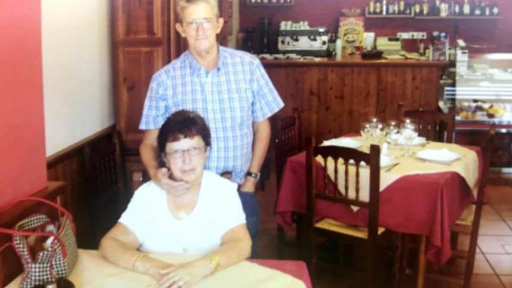 Rogelio junto a su expareja Rosa María