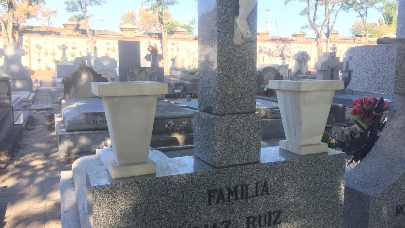 Las desoladoras imágenes de la tumba de Marujita