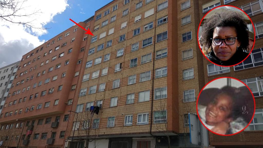 La ventana desde donde se tiró Ridelca, la primera hija de Ana Julia.