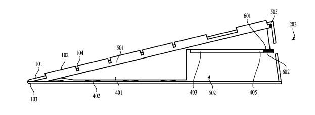 patente teclado apple magic keyboard resistente a liquidos