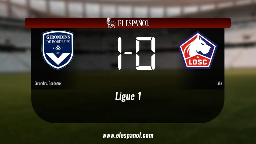 El Girondins Bordeaux venció como local al Lille