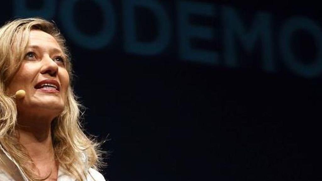 Victoria Rosell, en un acto de Podemos.