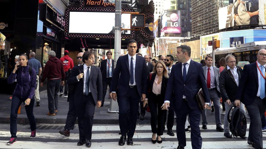 Pedro Sánchez en Estados Unidos