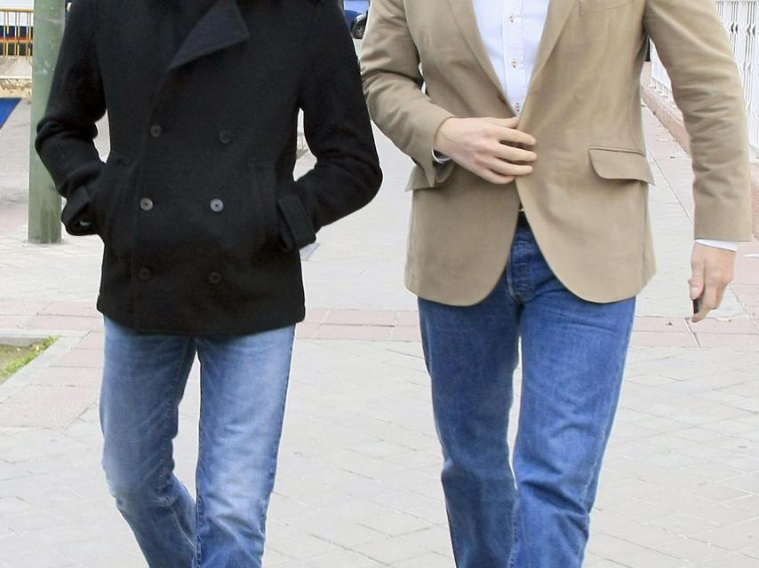 Cayetano y Julián en una de sus últimas imágenes juntos.