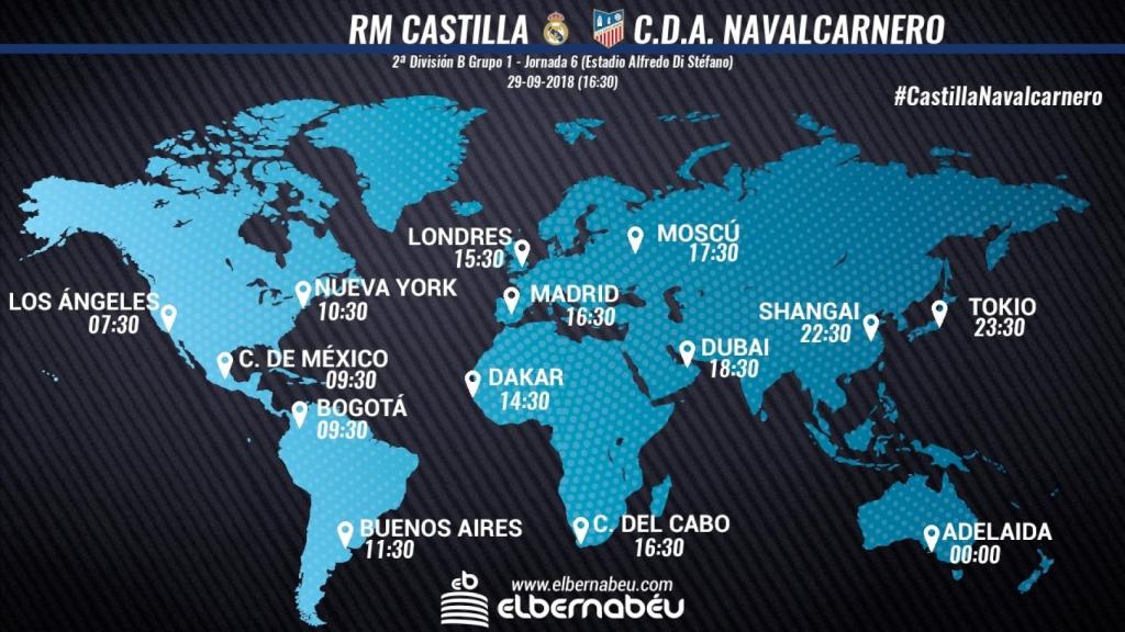 Horario Castilla - Navalcarnero