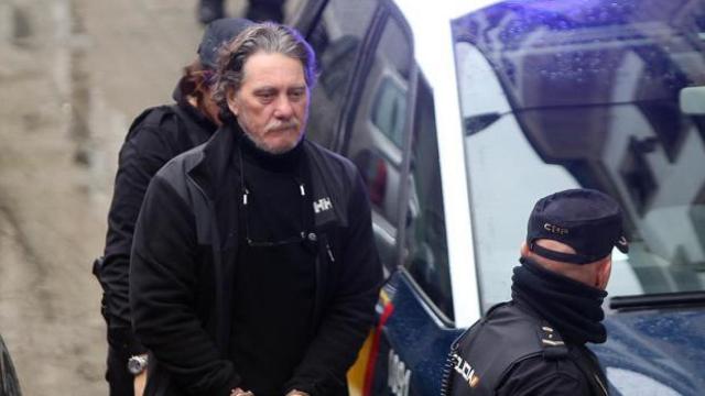 El narco Sito Miñanco, tras ser detenido en el marco de la Operación Mito el pasado febrero.