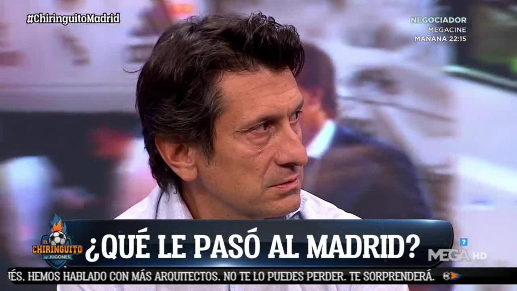 José Félix Díaz en El Chiringuito. Foto: Twitter (@elchiringuitotv)