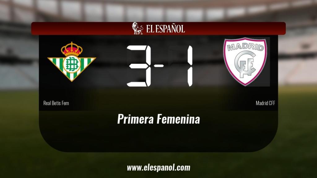 El Betis Féminas se queda los tres puntos