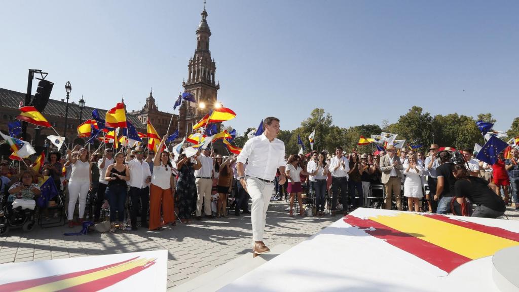 Rivera, en el acto de Sevilla