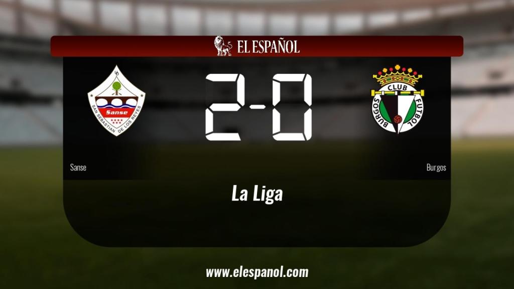 Victoria 2-0 del Sanse ante el Burgos