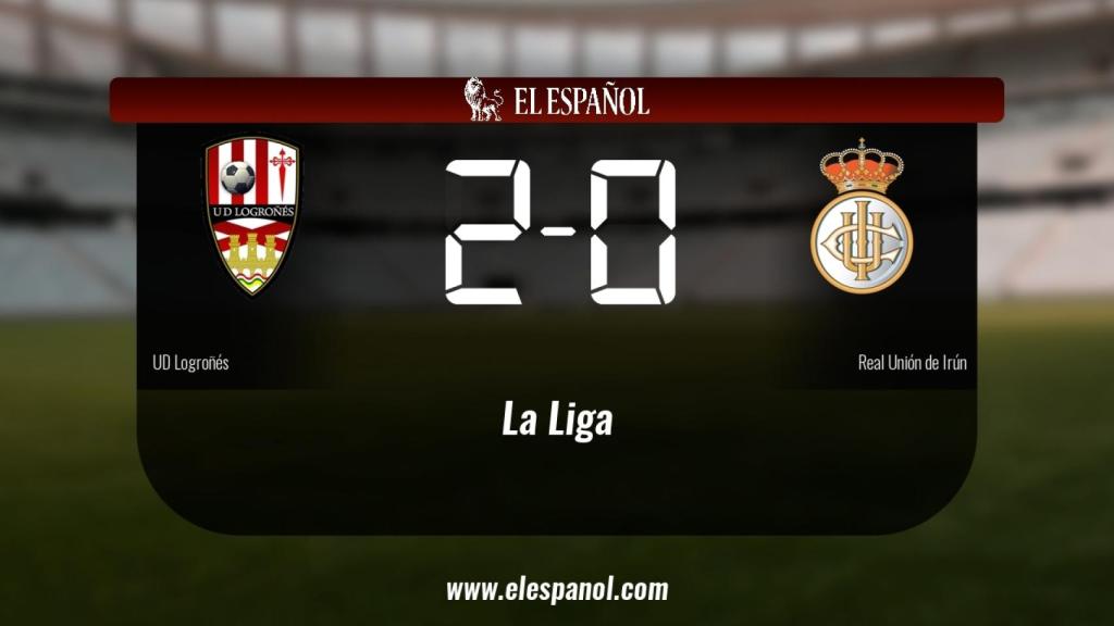 Triunfo del Logroñés por 2-0 frente a la Real Unión de Irún