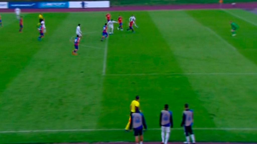 Gol de Rodrigo Rodrigues, Juvenil A del Real Madrid, ante el CSKA Moscú