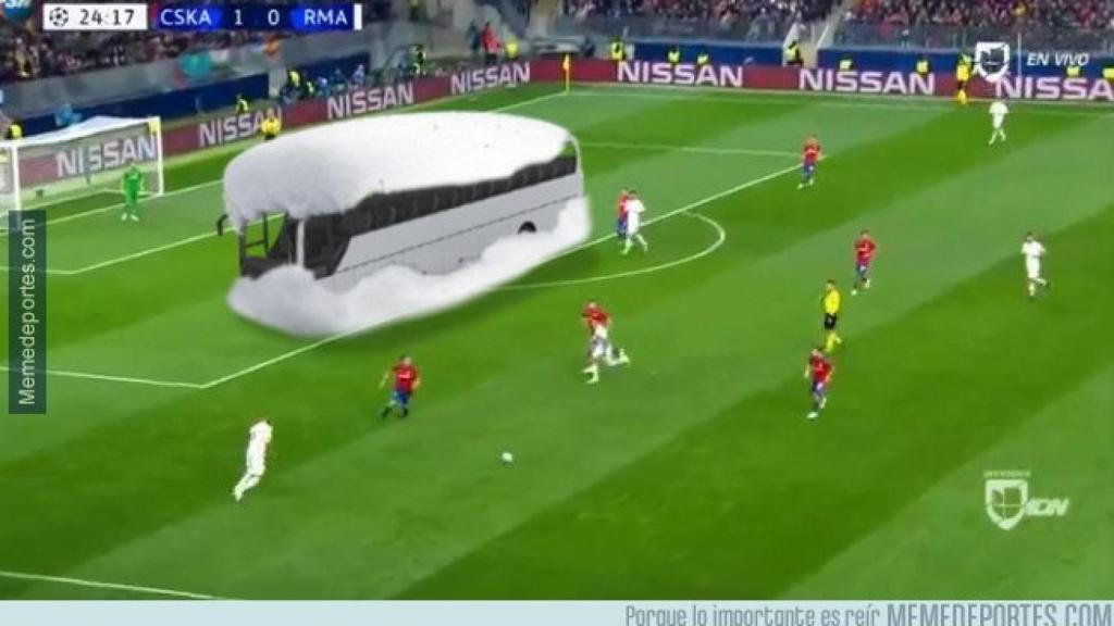 Meme del CSKA - Real Madrid. Foto: memedeportes.com