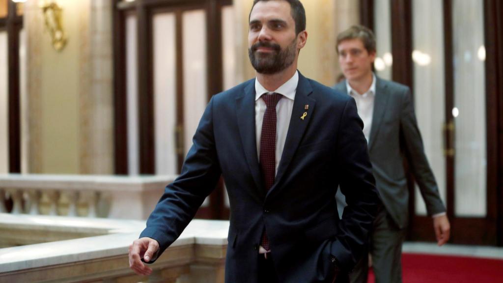 Torrent este jueves en los pasillos del Parlament