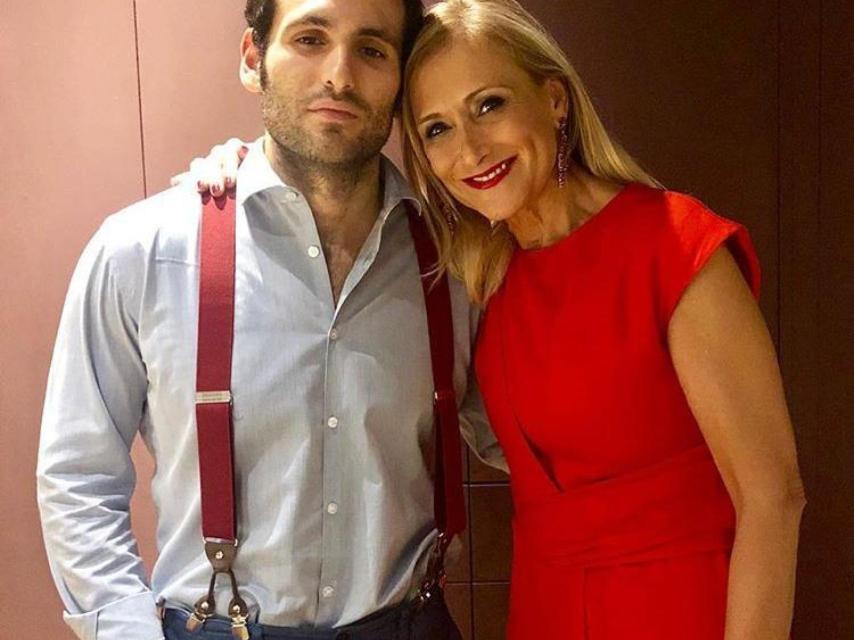 Cristina Cifuentes junto a su hijo Javier: En estos 26 años sólo me has dado alegrías