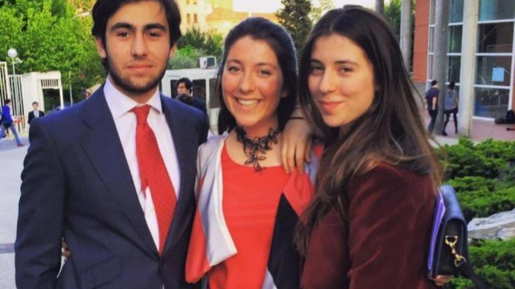 Rodrigo, Gela y Ana (hijos de Rodrigo Rato).