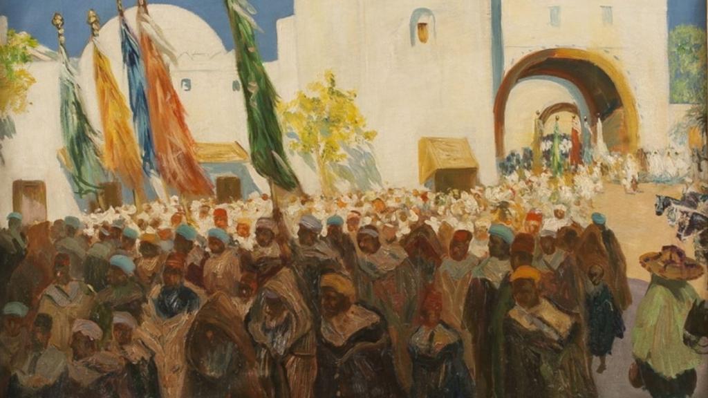 Otra de las pinturas de Bertuchi falsificadas.