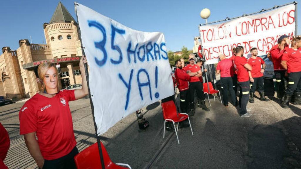 Imagen de la protesta. Foto: Óscar Huertas