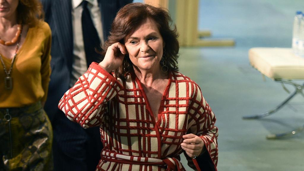 Carmen Calvo, vicepresidenta del Gobierno.