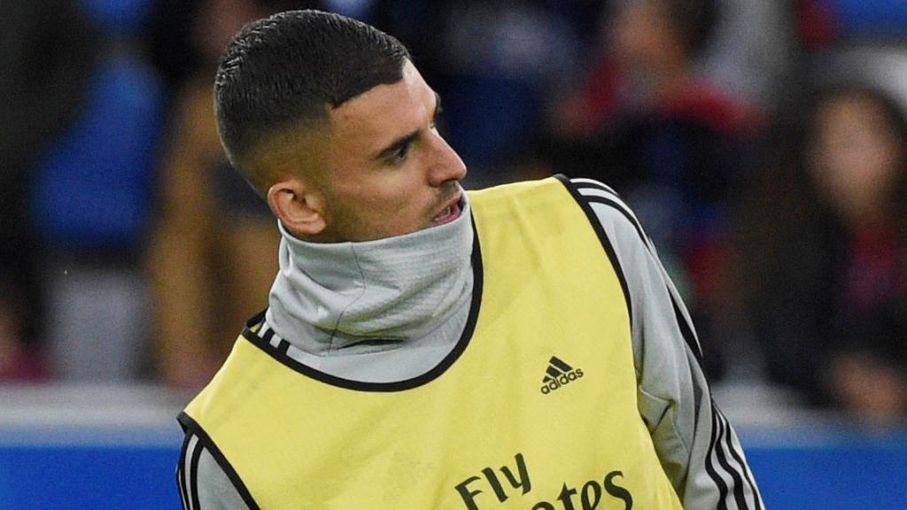 Ceballos y Modric, durante el calentamiento