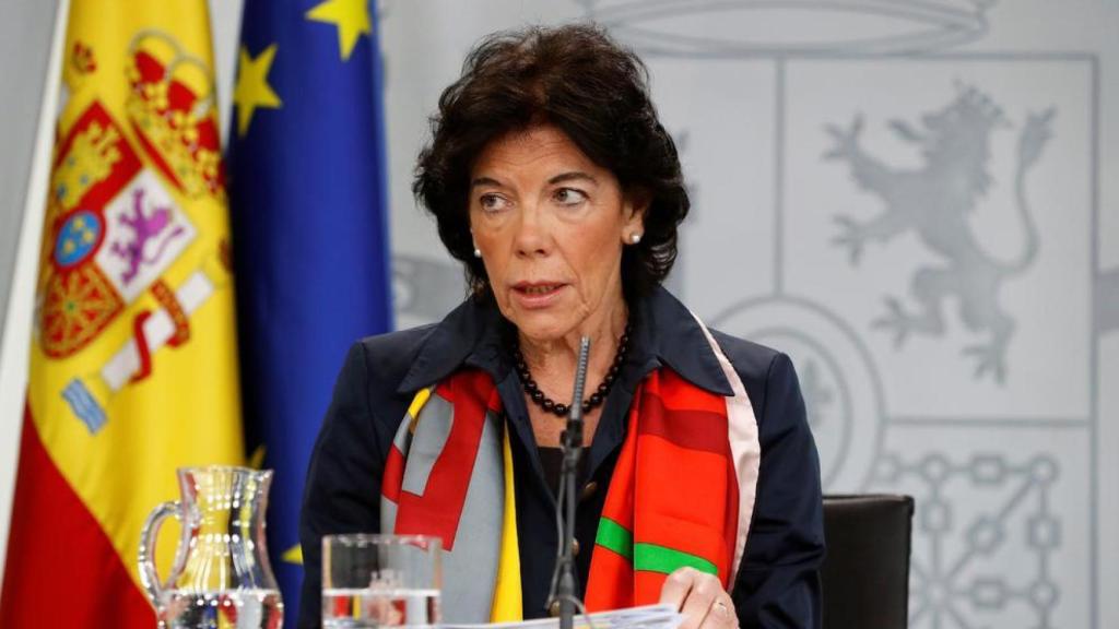 La ministra portavoz del Gobierno, Isabel Celaá.