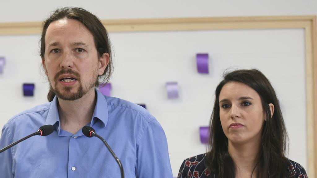 Pablo Iglesias e Irene Montero.
