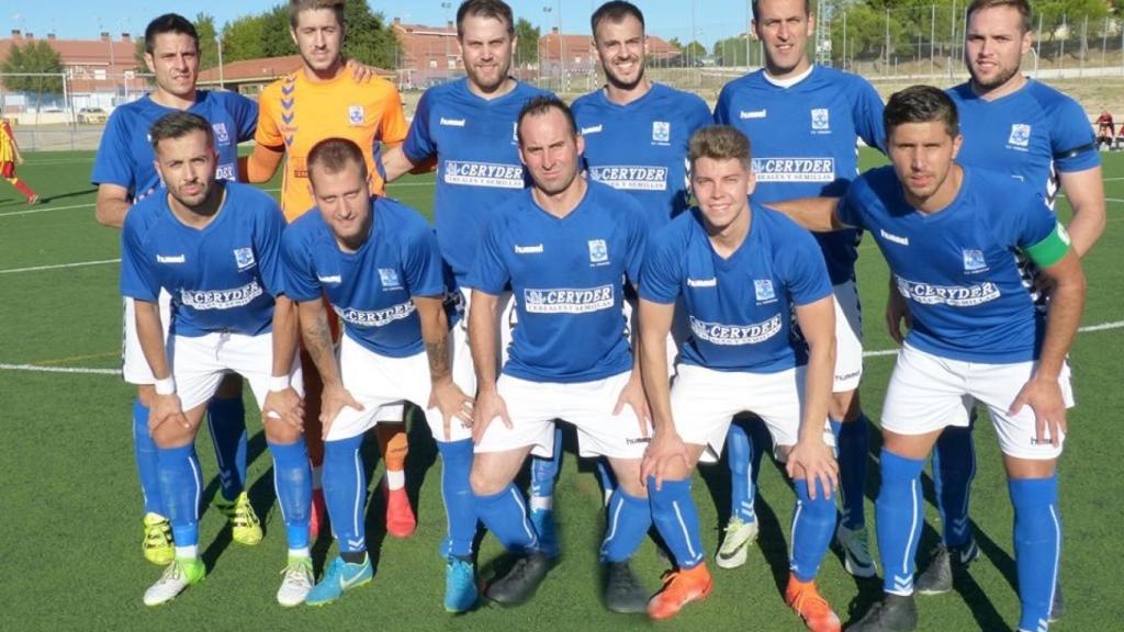 Once titular del C. D. Yunquera en el enfrentamiento ante el A. D. Seseña.