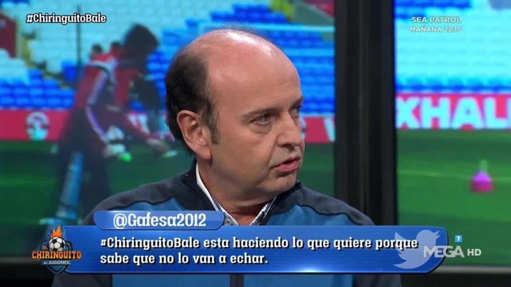 Juanma Rodríguez en El Chiringuito (@elchiringuitotv)