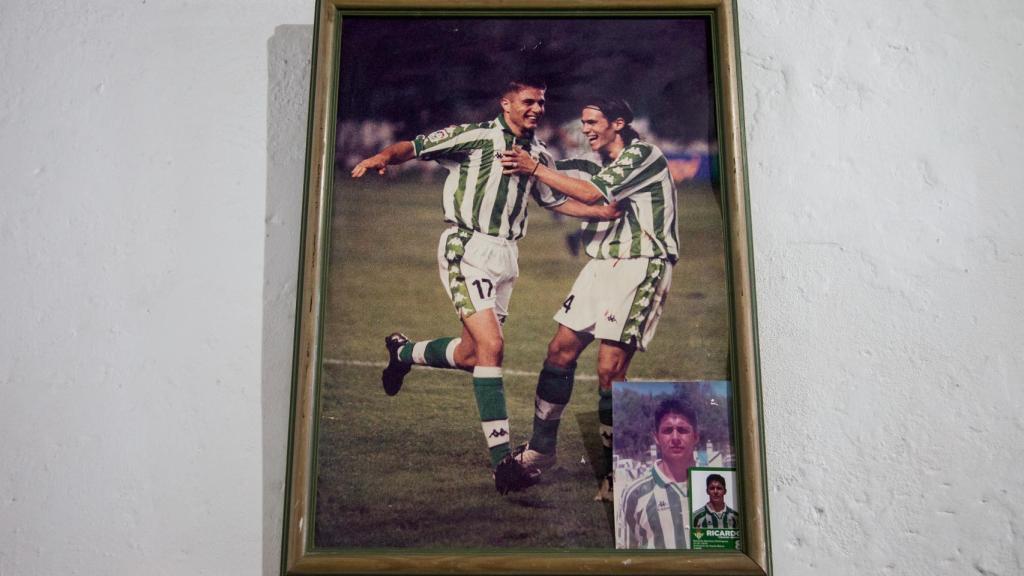 Un cuadro con la imagen de Joaquín en el bar El Chino, de El Puerto de Santa María (Cádiz).