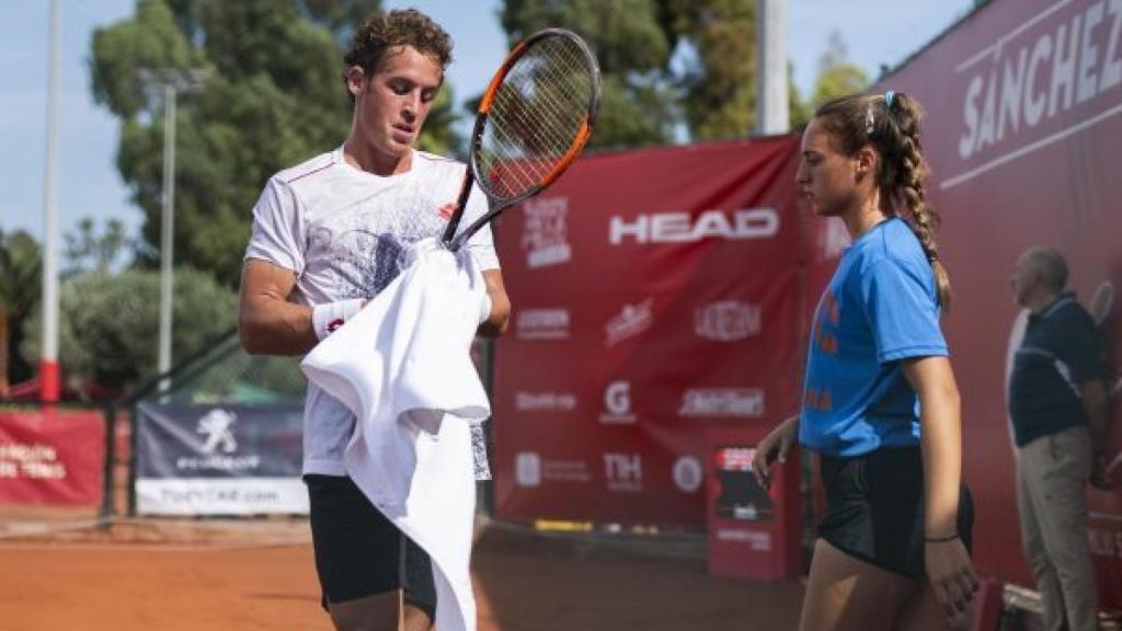 Roberto Carballés, durante el Challenger Sánchez-Casal