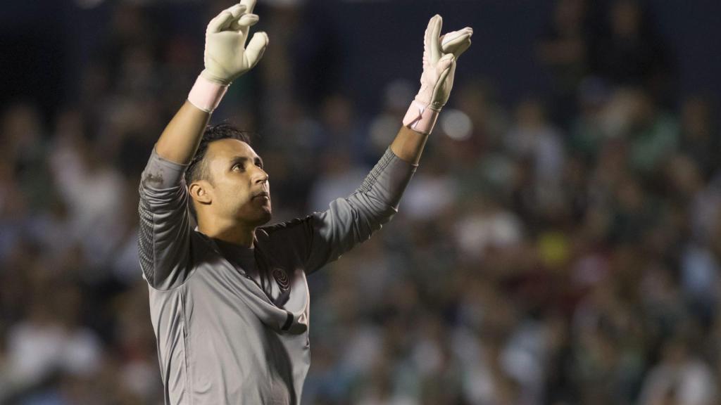 Keylor Navas en un encuentro con Costa Rica