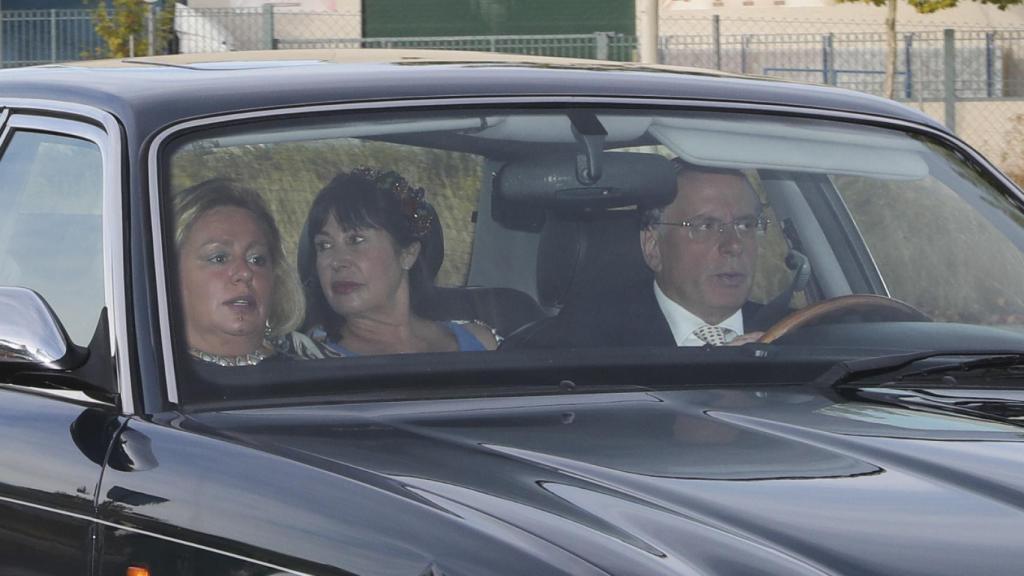 Carmen Martínez Bordiú llegando al enlace.