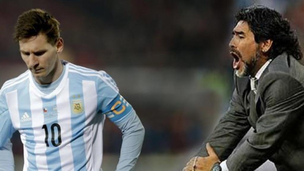 Messi y Maradona
