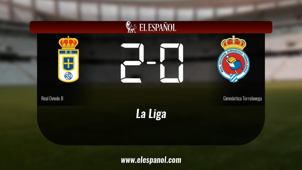 El Real Oviedo B derrota en casa a la Gimnástica Torrelavega por 2-0