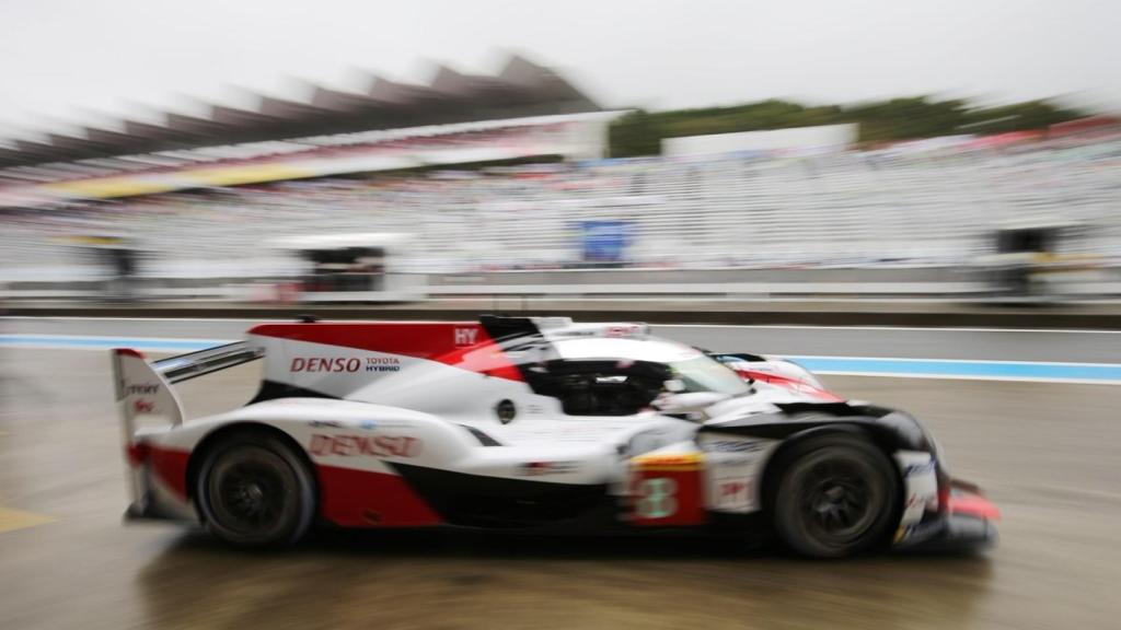 El Toyota número 8 durante las Seis Horas de Fuji Foto: Twitter (@Toyota_Hybrid)