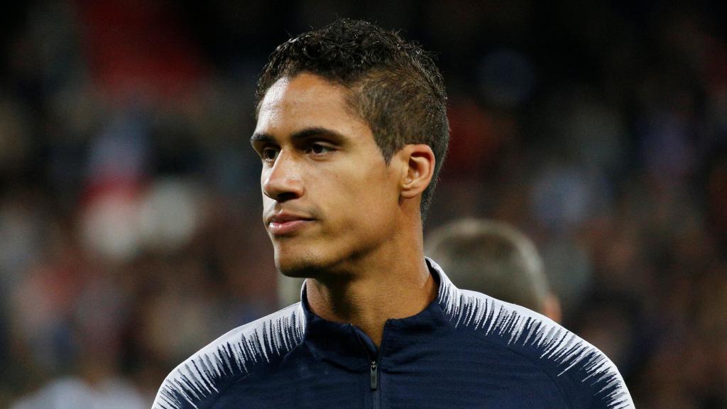 Varane, con la selección de Francia