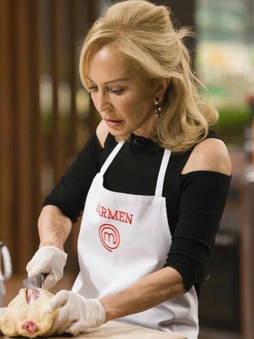 Carmen, durante el programa.