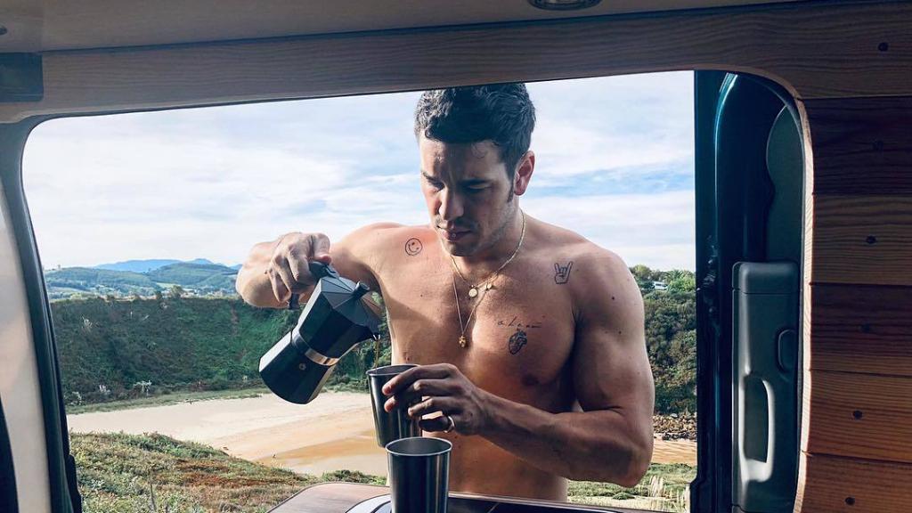 Mario Casas, en su última foto en Instagram.