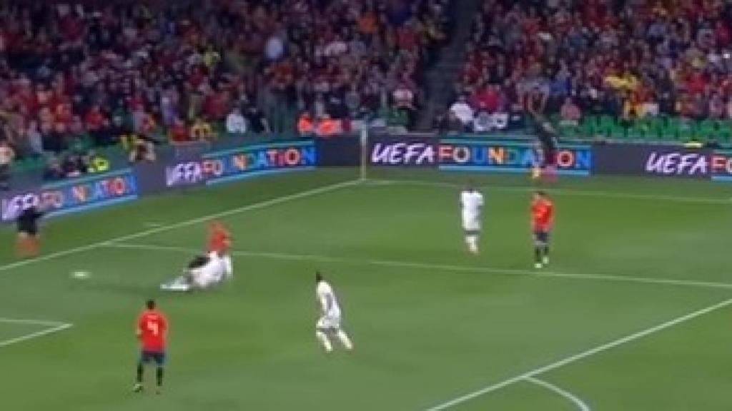 La entrada de Dier a Ramos en el Villamarín