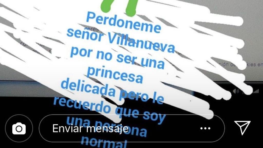 Carla Vigo estalla en Instagram.