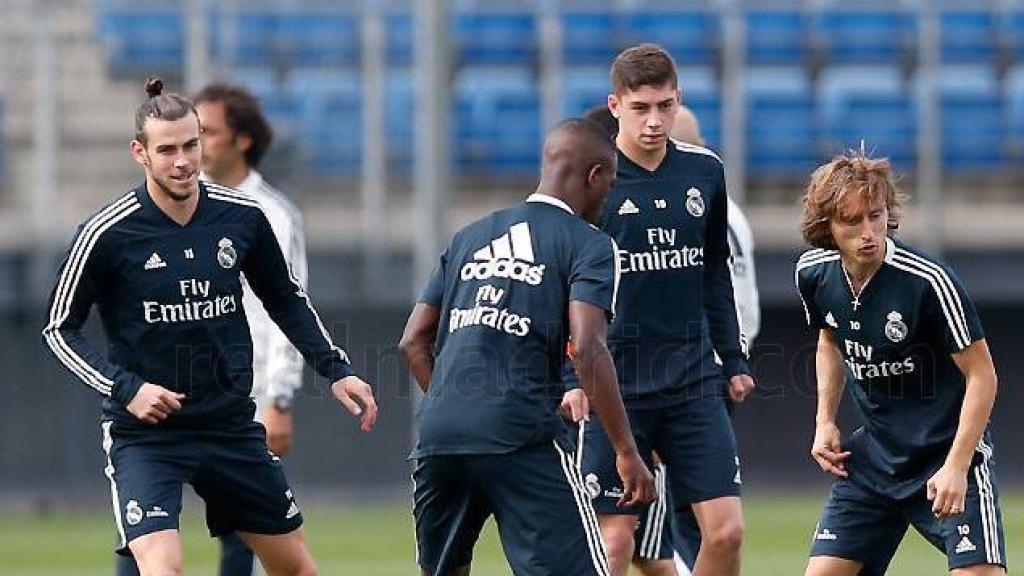 El Real Madrid se entrena en Valdebebas