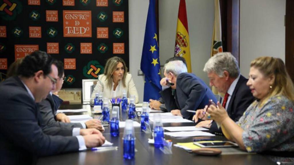 Una de las reuniones del Consorcio de Toledo
