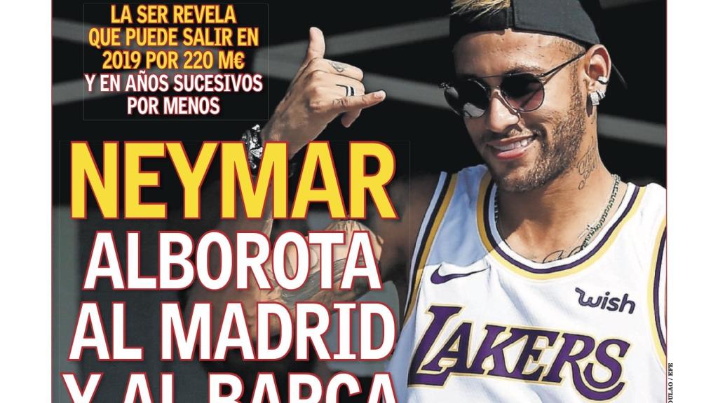 La portada del diario AS (19/10/2018)