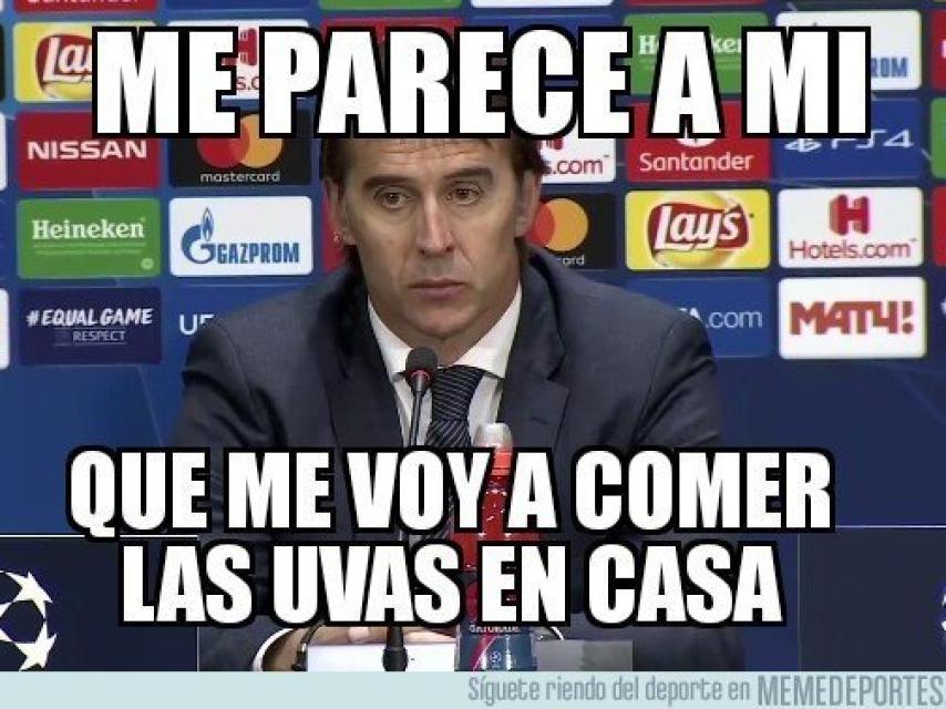 Meme Julen Lopetegui. Foto: memedeportes.com