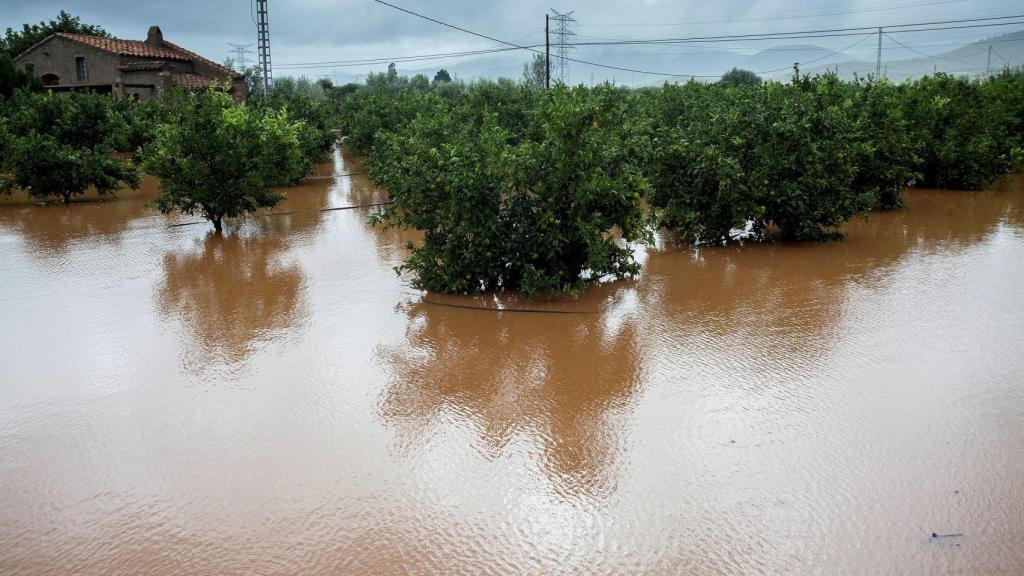 Lluvias este viernes en la provincia de Castellón.
