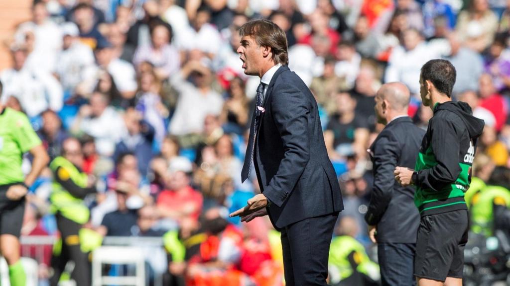 Julen Lopetegui durante el Real Madrid - Levante